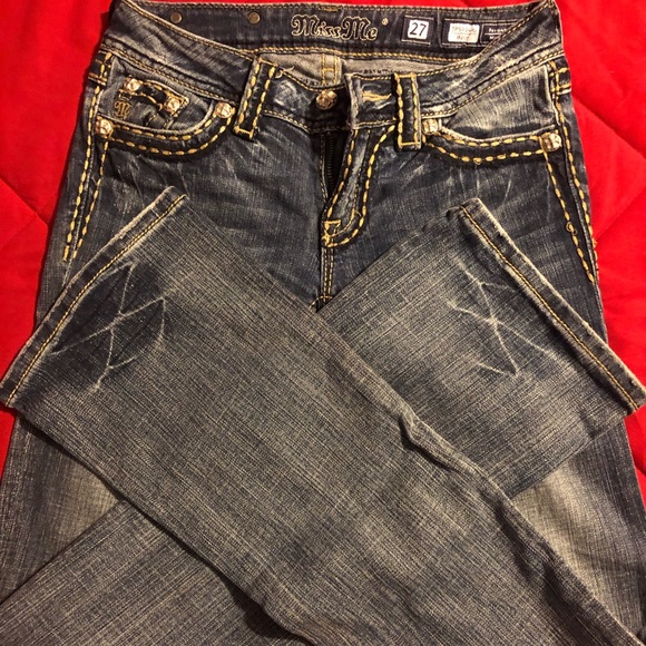 Women’s Miss Me jeans boot cut size 27🌺 - Picture 3 of 5